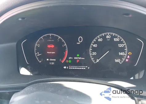 2025 Honda Civic Lx из США, поврежденный, VIN 2HGFE2F29SH557540